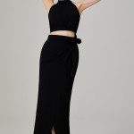Black Bodycon Coctail Party Dress