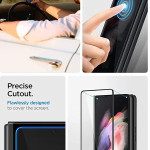 RS3 Group Samsung Z Fold 4 Front Screen Guard Tempered Glass