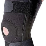 Magnetic Knee Support Belt For Exercise Fitness, Pain Relief & Sports For Man & Women In Black Color Pack Of 1.