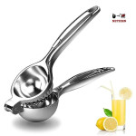 Manual Lemon Squeezer - Heavy Duty Stainless Steel - Press Hand Lime Citrus Fruit Juicer (Pack of 1).