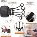 Finger Gripper Strength Trainer | Hand Exerciser Yoga Resistance Bands Finger Flexion And Extension Training Device | Finger Force Grip Device