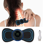 Body Massager Machine for Pain Relief Wireless Vibrating Massager 8 Mode & 19 Strength Level EMS Massager Mini Massager Butterfly Massager.