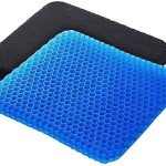 Medical Grade Gel Double-Sided Honeycomb Design Breathable, Durable, Portable Cushion Seat Pad-Helps in Relieving Back, Spine and Hips Pain.