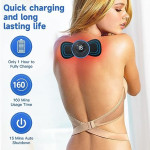 Body Massager Machine for Pain Relief Wireless Vibrating Massager 8 Mode & 19 Strength Level EMS Massager Mini Massager Butterfly Massager.