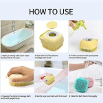 Sales Silicone Body Massage Bath Scrub/Brush for Cleaning Hair, Scalp, Bathing, Cleanser, Washer, Massager for Shampoo, Soap Dispenser