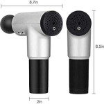 Facial Massage Gun Portable Vibration Muscle Body Machine with 4 Heads & 6 Adjustable Speed Vibrator for Neck, Leg, Hand & Back Massager -3.