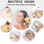 Sales Silicone Body Massage Bath Scrub/Brush for Cleaning Hair, Scalp, Bathing, Cleanser, Washer, Massager for Shampoo, Soap Dispenser