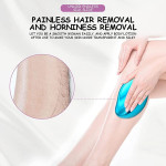 Magic Crystal Hair Eraser, Painless Crystal Hair Remover Tools for Arms, Legs,Fast & Easy Crystal Hair Removal for Men and Women, Soft Smooth