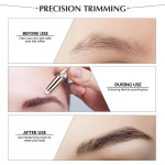 Portable eyebrow trimmer for women, epilator for women facial hair, upper lips remover,Face, Lips, Nose hair removal trimmer for women.