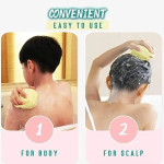 Sales Silicone Body Massage Bath Scrub/Brush for Cleaning Hair, Scalp, Bathing, Cleanser, Washer, Massager for Shampoo, Soap Dispenser