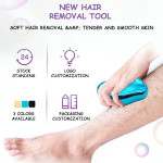 Magic Crystal Hair Eraser, Painless Crystal Hair Remover Tools for Arms, Legs,Fast & Easy Crystal Hair Removal for Men and Women, Soft Smooth