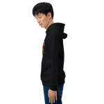 Men Full Sleeve - Black Hoodie - Life Is An Adventure Text Printed Graphic Design