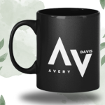 Black Printed Mug- Beach Travel Bag Night Edition Printed Mug