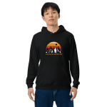 Men Full Sleeve - Black Hoodie - Life Is An Adventure Text Printed Graphic Design
