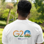 T-Shirt Dual Side Printed - G20 Meeting Printed T-Shirt