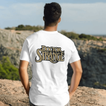 White T-Shirt Dual Side Printed - Doctor Strange Printed T-Shirt