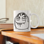 White Printed Mug - Web designer Rat Coder Quote