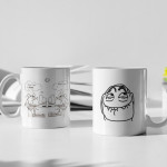 White Printed Mug - Web designer Rat Coder Quote