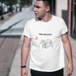 T-Shirt Printed - Photographer Printed T-Shirt