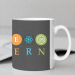 White Printed Mug- MERN Stack Mug Special For Coder