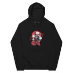 Men Full Sleeve - Black Hoodie - Japanese Samurai Printed Graphic Design