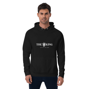 Men Full Sleeve - Black Hoodie - The King is Always a King Printed With Graphic Design