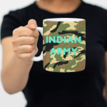 White Printed Mug - Special Hero Indian Army Mug