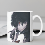 White Printed Mug - Anime Vampire Series Design