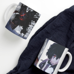 White Printed Mug - Anime Vampire Series Design