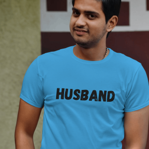 T-Shirt Single Side Printed - Husband Printed T-Shirt