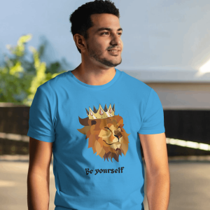 Printed T-Shirt - Be Yourself Printed T-Shirt.