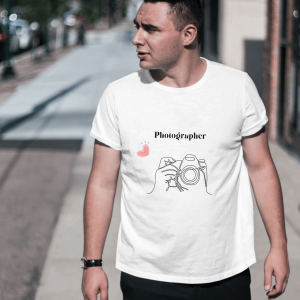T-Shirt Printed - Photographer Printed T-Shirt