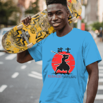 T-Shirt Printed - Samurai Printed T-Shirt