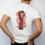 T-Shirt Dual Side Printed - Money Heist Printed T-Shirt