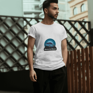 T-Shirt Printed - Born To Race Printed T-Shirt