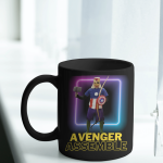 Black Printed Mug- Avenger And Funny Cat Reaction Memes Printed Mug