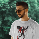T-Shirt Dual Side Printed - Black Clover Printed T-Shirt