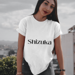 T-Shirt Dual Side Printed - Doraemon Shizuka Printed T-Shirt