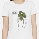 Single Side Printed T-shirt - Hug Me!